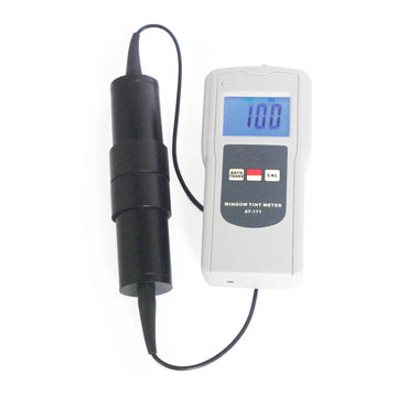 The AT-171 Digital Window Tint Meter shown with its probe